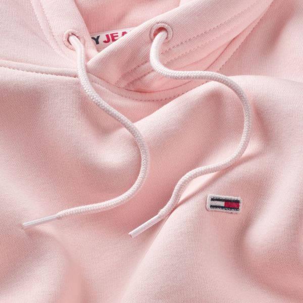 Tommy Jeans Regular Solid Hoodie Roze
