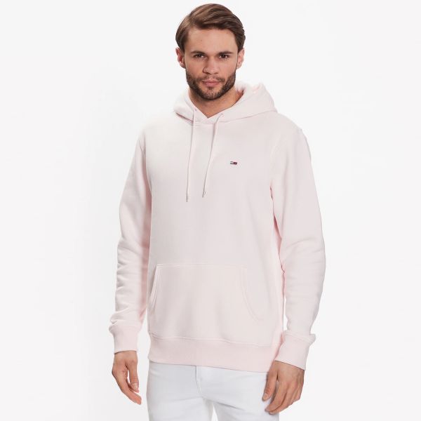 Tommy Jeans Regular Solid Hoodie Roze