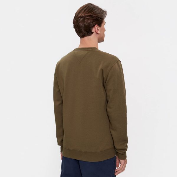 Tommy Jeans Regular Sweater Donker Groen