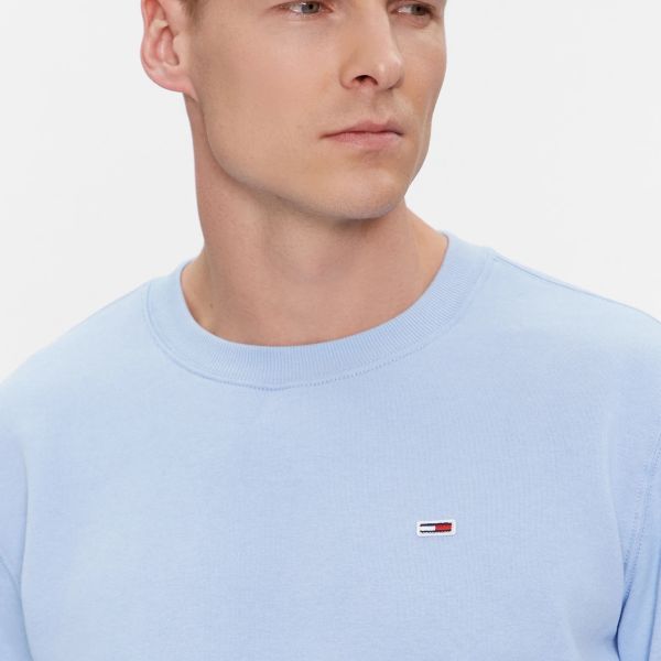 Tommy Jeans Regular Sweater Licht Blauw