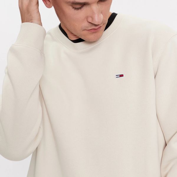 Tommy Jeans Regular Sweater Off White
