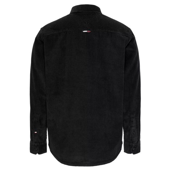 Tommy Jeans Relax Corduroy Overshirt Zwart