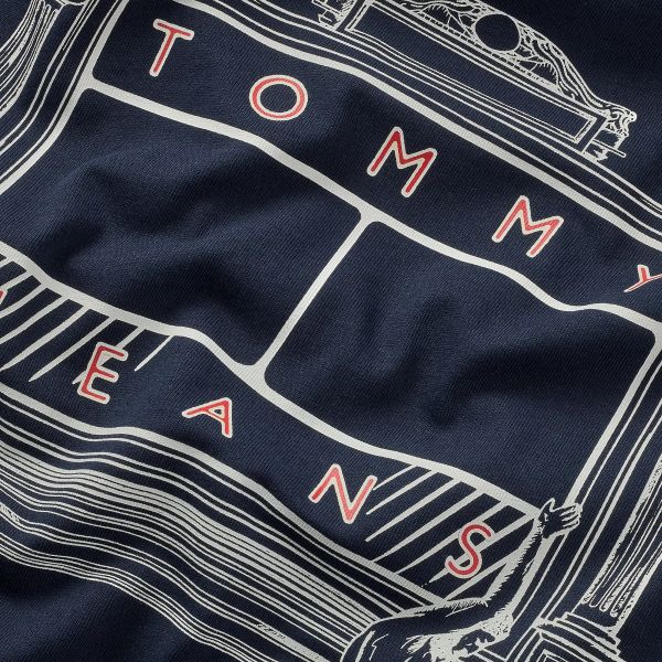 Tommy Jeans Relaxed Novelty T-shirt Navy