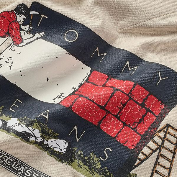 Tommy Jeans Relaxed Novelty T-shirt Off White