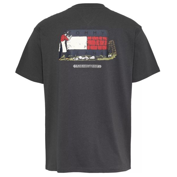 Tommy Jeans Relaxed Novelty T-shirt Zwart