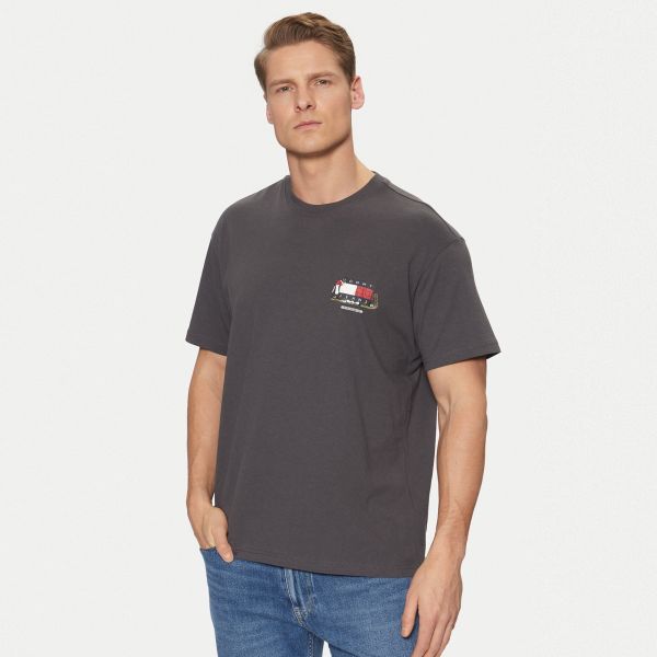 Tommy Jeans Relaxed Novelty T-shirt Zwart