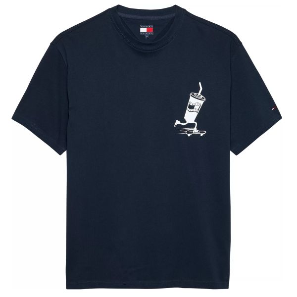 Tommy Jeans Relaxed Skater Back T-shirt Navy