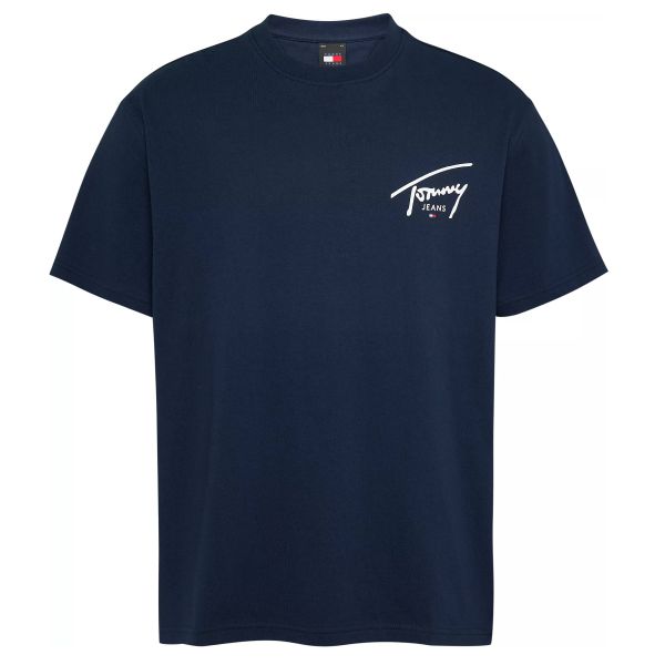 Tommy Jeans Signature Print T-shirt Navy