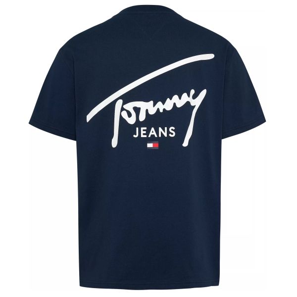 Tommy Jeans Signature Print T-shirt Navy