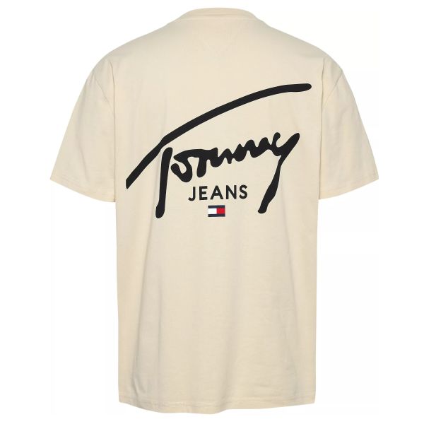 Tommy Jeans Signature Print T-shirt Off White
