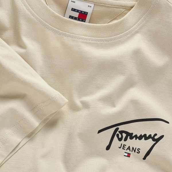 Tommy Jeans Signature Print T-shirt Off White