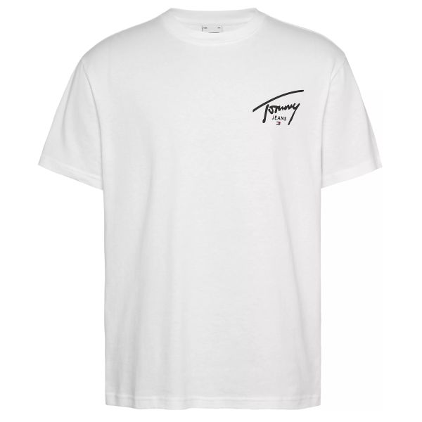 Tommy Jeans Signature Print T-shirt Wit