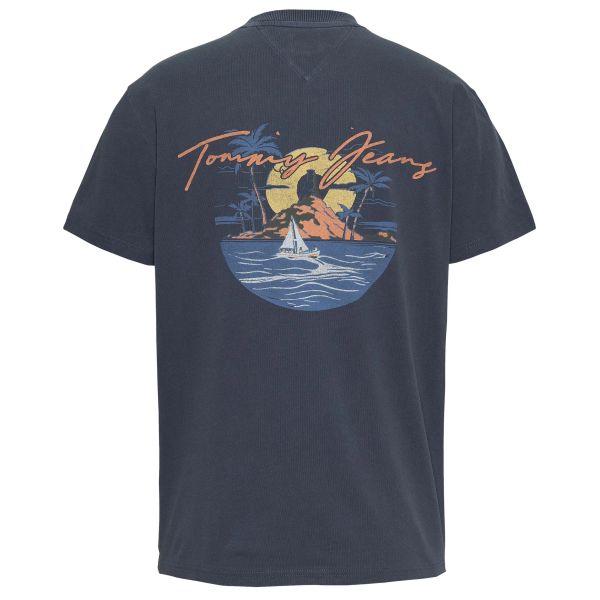 Tommy Jeans Signature Sailing T-shirt Navy