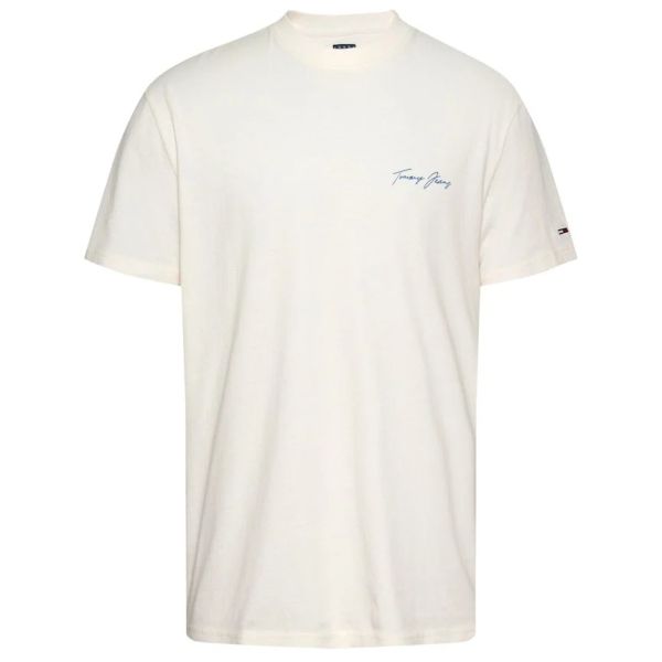 Tommy Jeans Signature Sailing T-shirt Off White