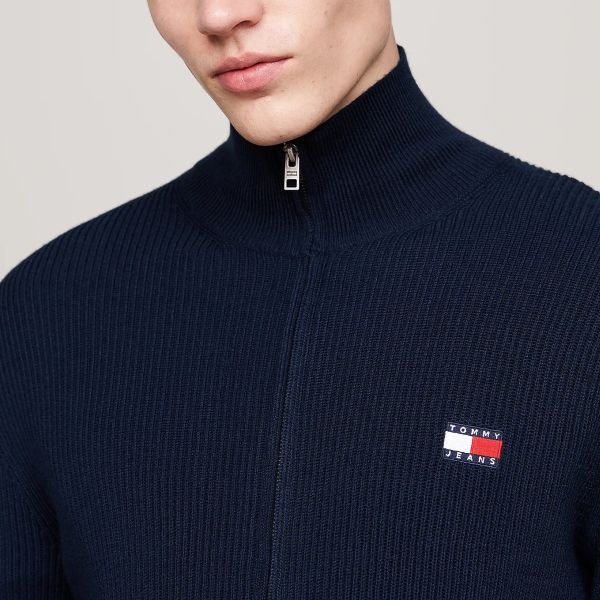 Tommy Jeans Slim Badge Vest Navy