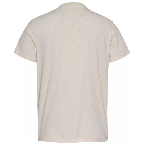 Tommy Jeans Slim Linear Chest T-shirt Off White