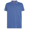 Tommy Jeans Slim Placket Polo Blauw