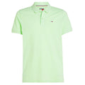 Tommy Jeans Slim Placket Polo Licht Groen