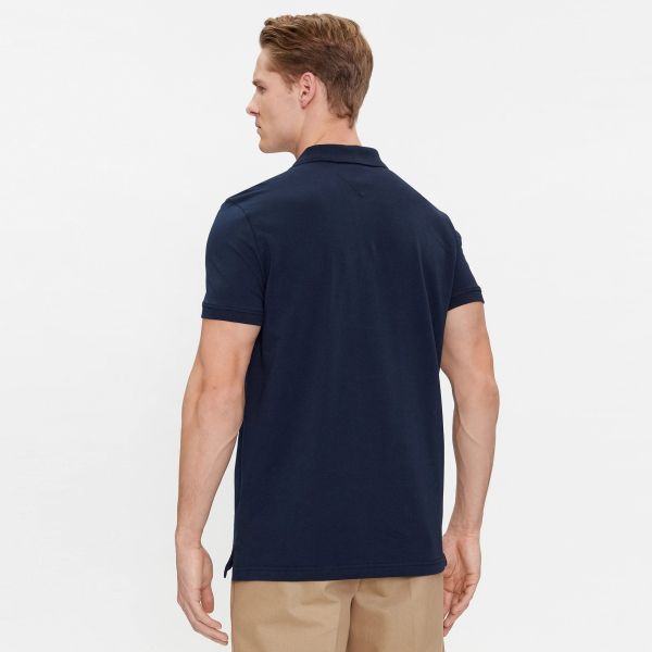 Tommy Jeans Slim Placket Polo Navy