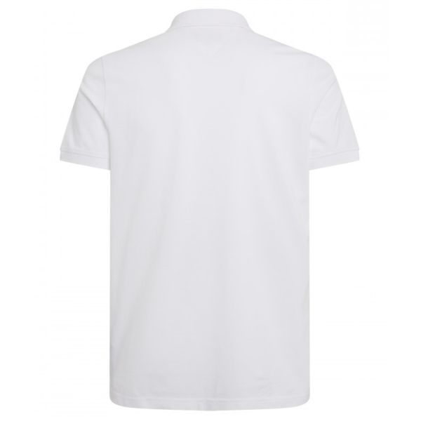 Tommy Jeans Slim Placket Polo Wit