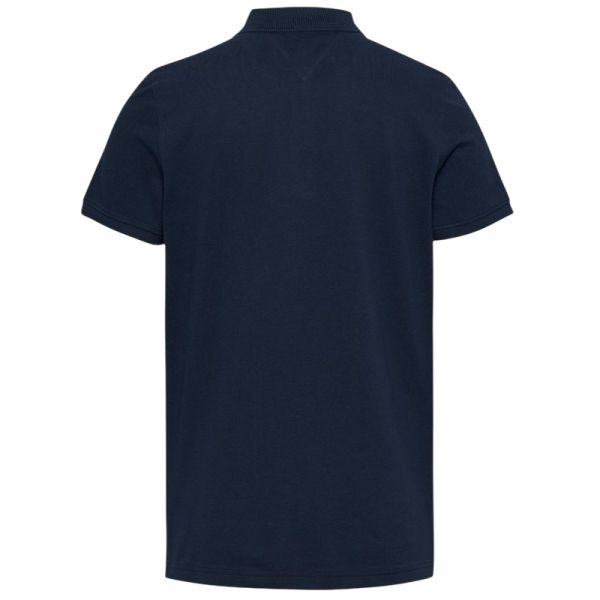 Tommy Jeans Slim Placket Polo Navy