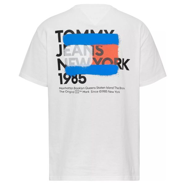 Tommy Jeans NY Graffiti T-shirt Wit