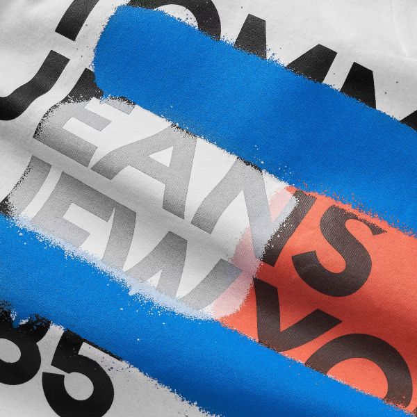 Tommy Jeans NY Graffiti T-shirt Wit