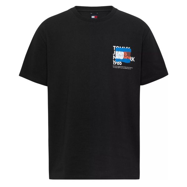 Tommy Jeans NY Graffiti T-shirt Zwart