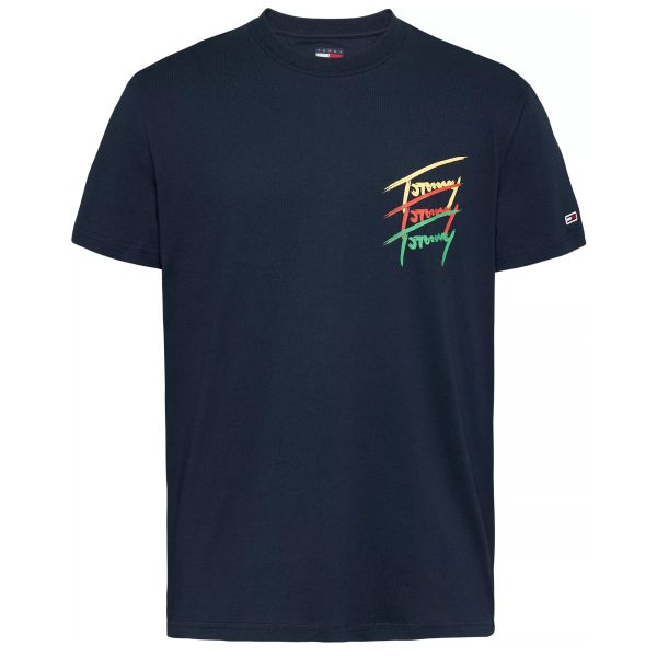 Tommy Jeans Twisted Sign T-shirt Navy