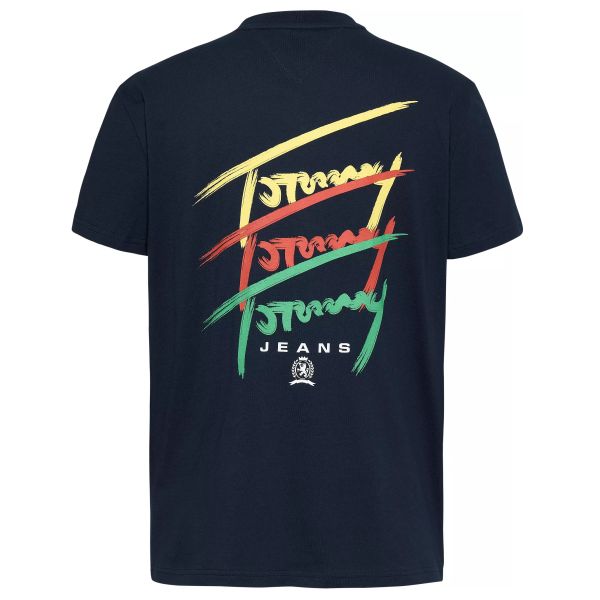 Tommy Jeans Twisted Sign T-shirt Navy
