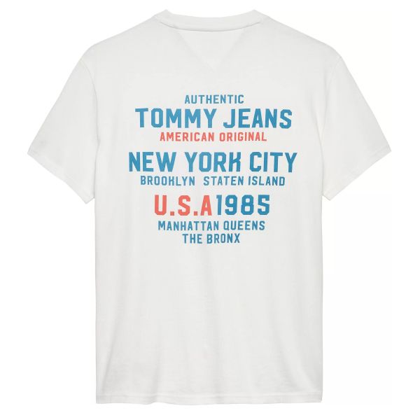Tommy Jeans USA Script T-shirt Off White
