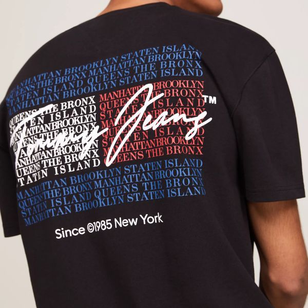 Tommy Jeans Vintage DNA T-shirt Zwart