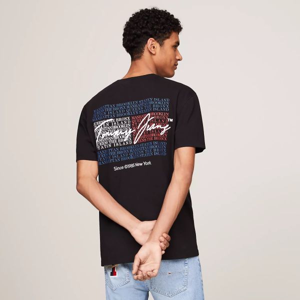 Tommy Jeans Vintage DNA T-shirt Zwart