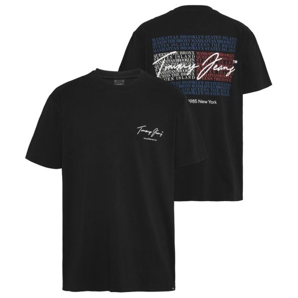 Tommy Jeans Vintage DNA T-shirt Zwart