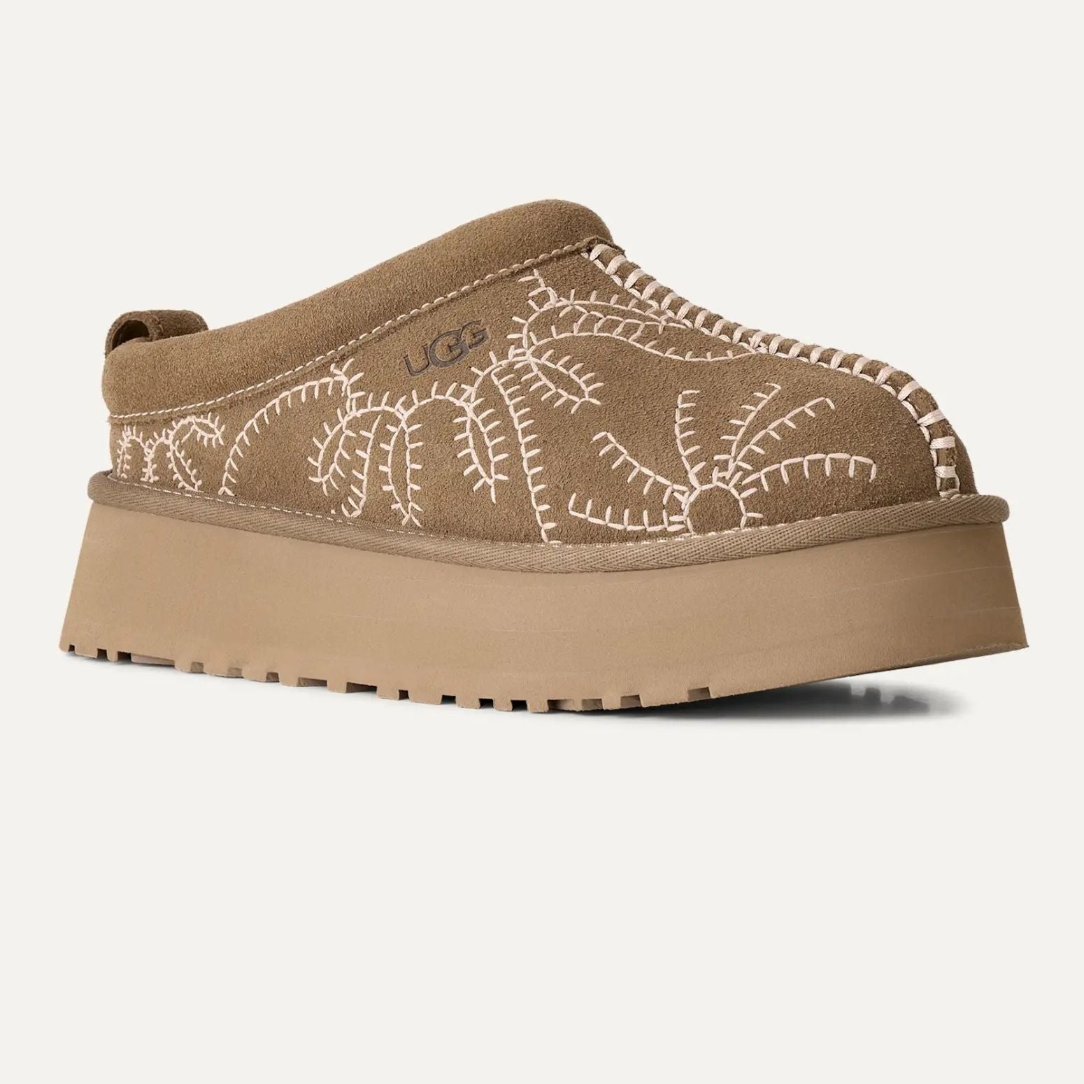 UGG Tazz Botanic Pantoffel Beige