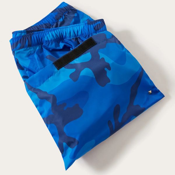 Valentino Garavani Camouflage Zwembroek Blauw