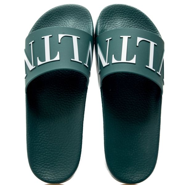 Valentino Garavani Slippers Groen
