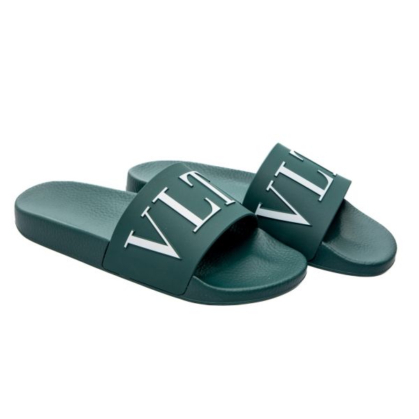 Valentino Garavani Slippers Groen