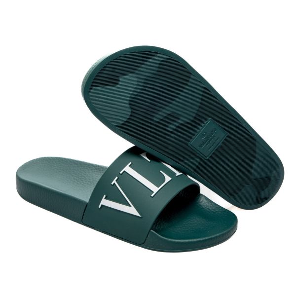 Valentino Garavani Slippers Groen