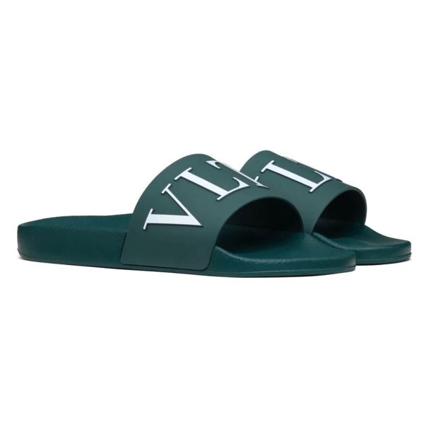Valentino Garavani Slippers Groen