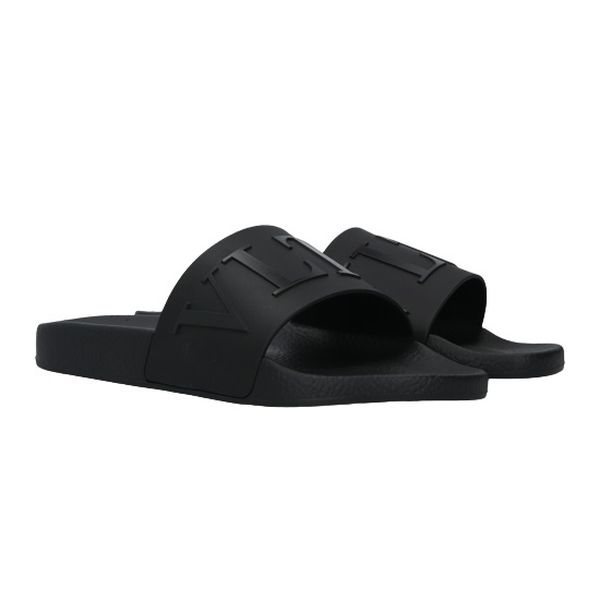 Valentino Garavani Slippers Zwart