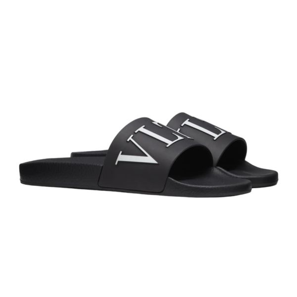 Valentino Garavani Slippers Zwart