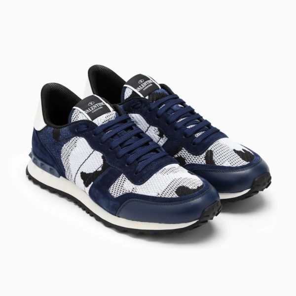 Valentino Garavani Sneaker Camouflage Blauw