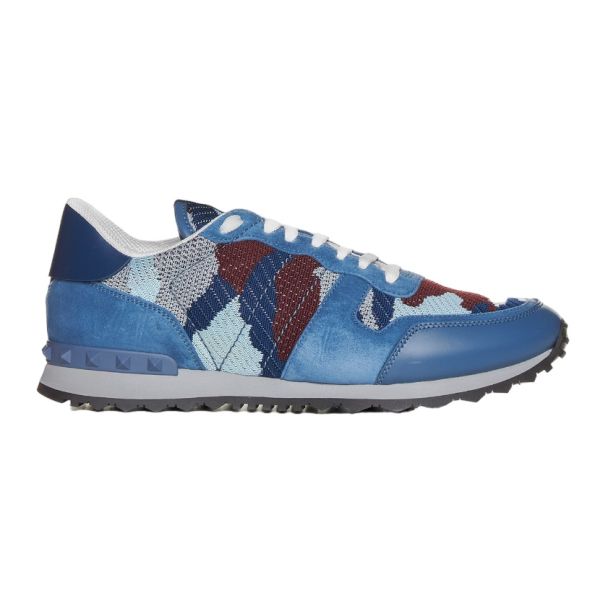 Valentino Garavani Sneaker Camouflage Blauw