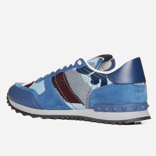 Valentino Garavani Sneaker Camouflage Blauw