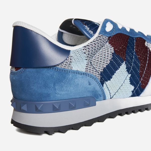 Valentino Garavani Sneaker Camouflage Blauw