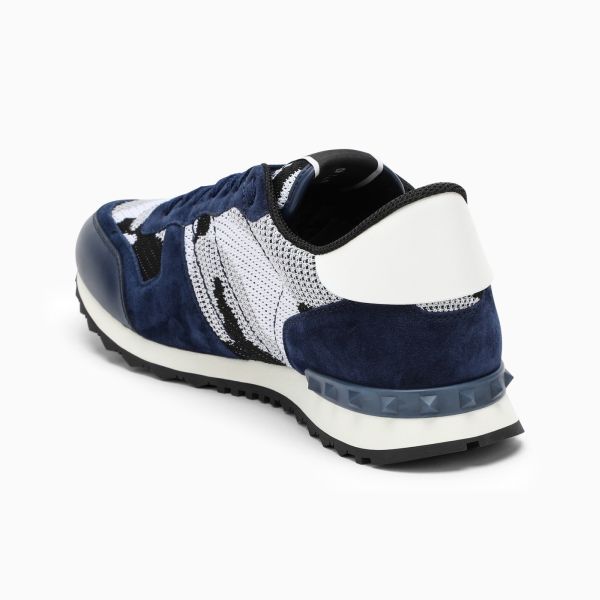 Valentino Garavani Sneaker Camouflage Blauw