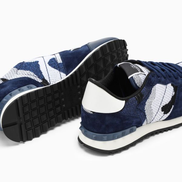 Valentino Garavani Sneaker Camouflage Blauw