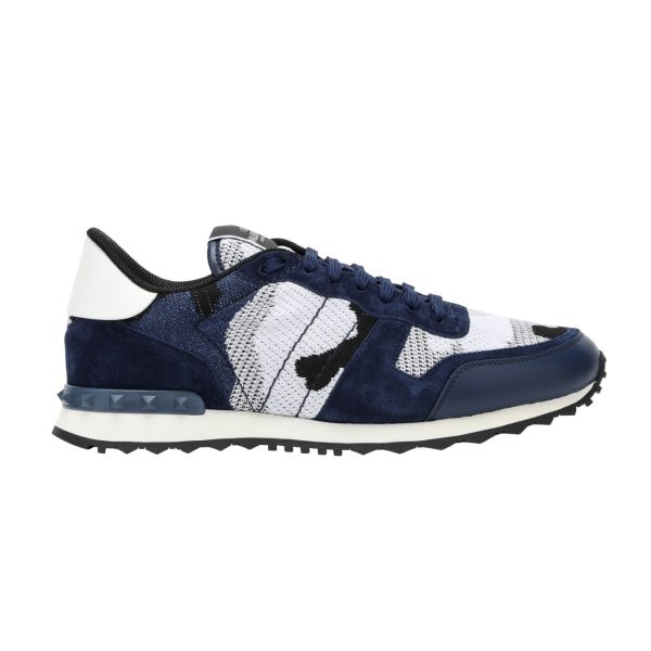 Valentino Garavani Sneaker Camouflage Blauw