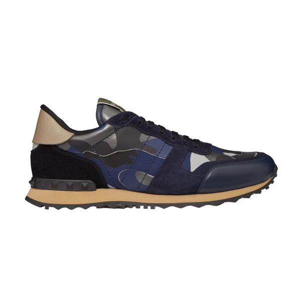 Valentino Garavani Sneaker Camouflage Donker Blauw